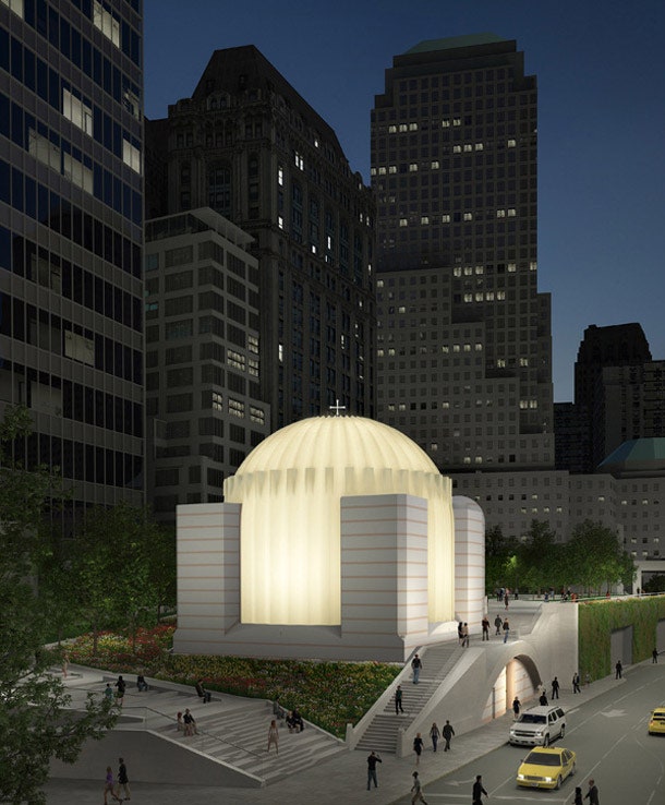 Церковь Св. Николая в НьюЙорке по проекту Сантьяго Калатравы заменит разрушенный храм | ADMagazine