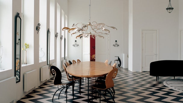 Квартира дизайнера Марушки Метц в Зандаме интерьеры с элементами в виде завитков | Admagazine