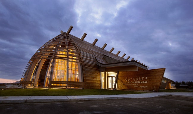 Культурный центр из дерева в Квебеке работа бюро Rubin  Rotman Architects | Admagazine