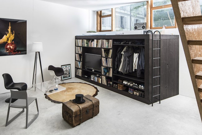 The Living Cube спальное место и функциональная мебель для хранения | Admagazine