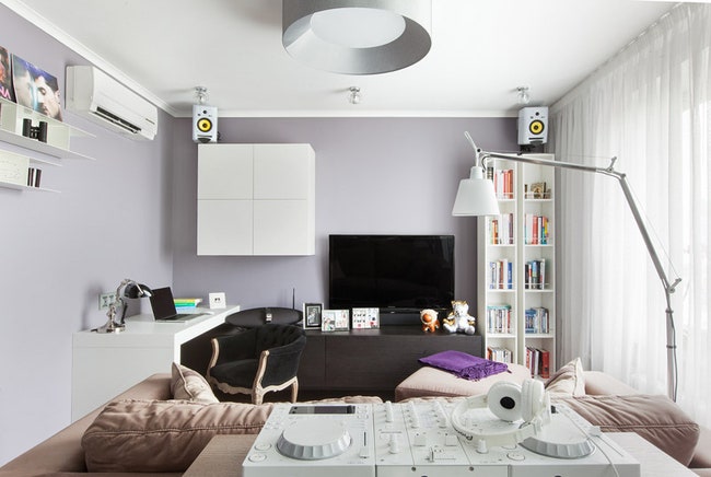 Двухкомнатная квартира на Тишинке фото интерьеров от дизайнера Анастасии Беловоловой | Admagazine