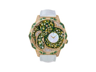 Часы Emerald Python из коллекции Decagonal  Mystery Collection.