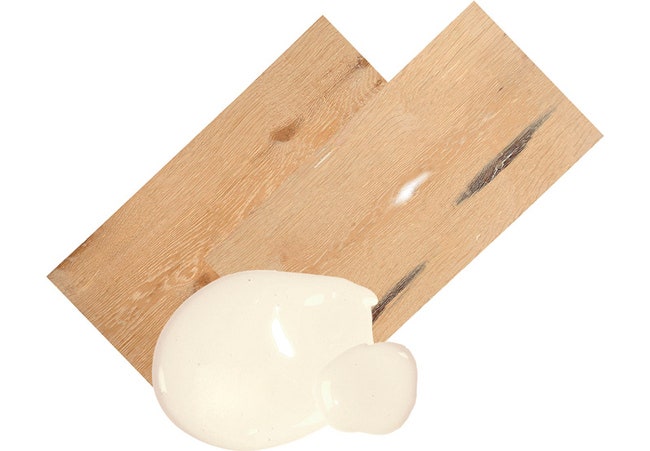 Матовая эмульсия цвет Cameo White Sanderson 3200 руб. за 5 л. Дубовая доска “Антик” покрытая белым маслом Ebony amp Co.