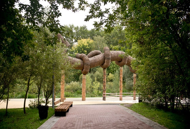 Артобъект в народном парке «Чермянка» в Отрадном проект Николая Полисского | Admagazine