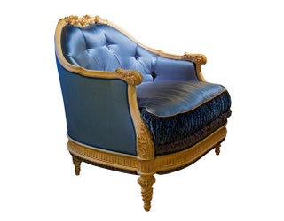 Кресло из коллекции Versailles Classic вишня шелк BelCor.