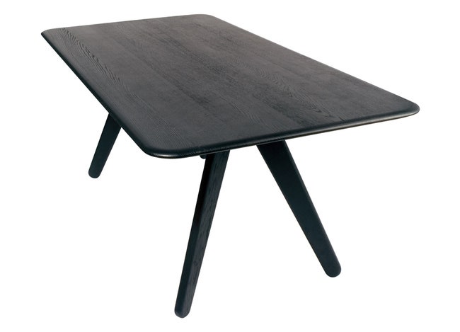 Дубовый стол Slab 2005 год. Сейчас предлагается в комплекте со стульями Tall.