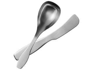 Нож для масла и салатная ложка нержавеющая сталь Iittala.