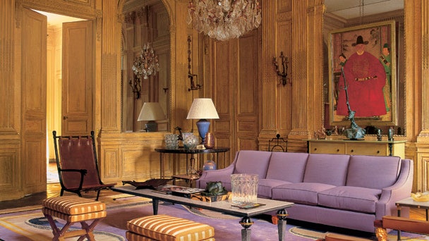 Эклектичная квартира в Париже с антикварной мебелью работа дизайнера Ива Гасту | Admagazine