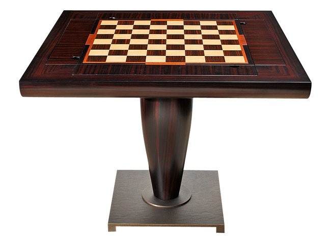 Стол для игры в шахматы Bassano  черное дерево клен бронза 764 540 руб.