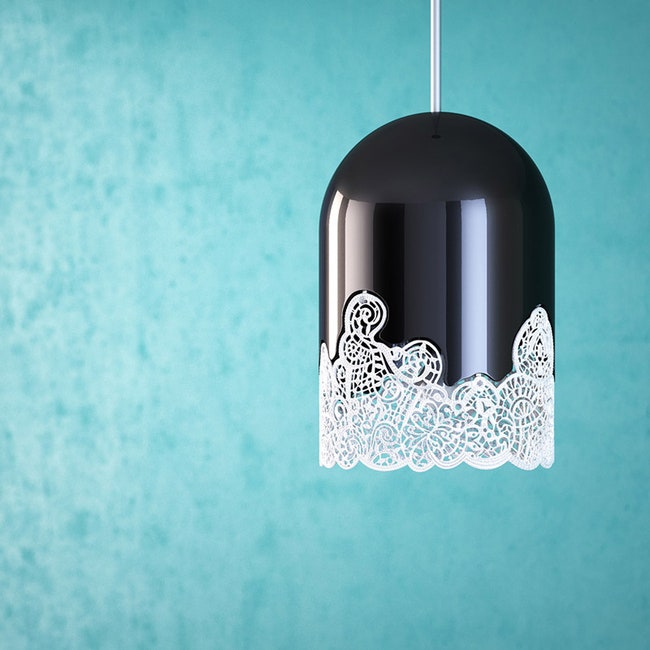 Светильники Lacelamps с кружевными вставками изящный декор интерьера и красивые тени | Admagazine