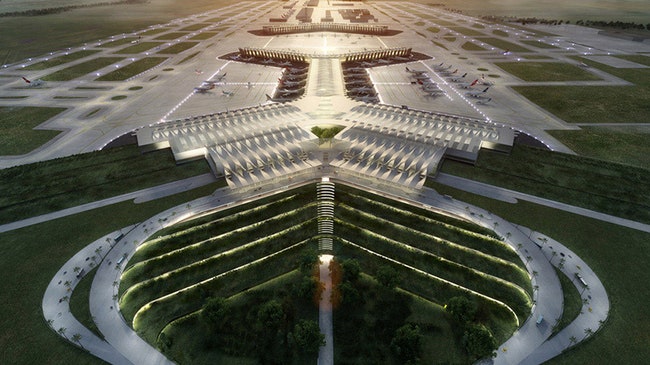 Проект аэропорта в Мехико от PascallWatson и Сордо Мадалено | Admagazine