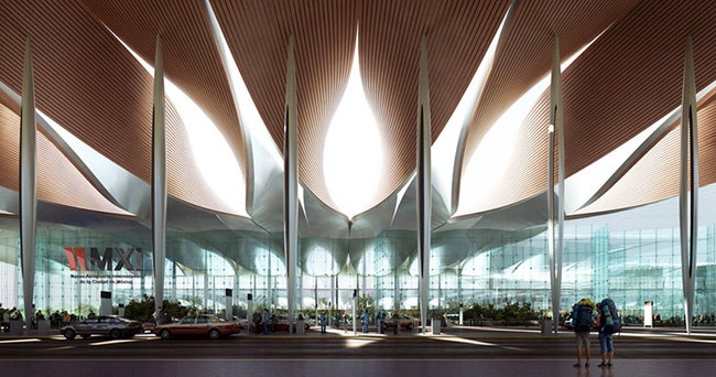 Проект аэропорта в Мехико от PascallWatson и Сордо Мадалено | Admagazine