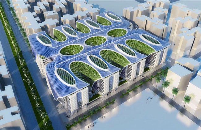Проект резиденции в Каире от Винсента Каллебаута позволяющий экономить 50 энергии | ADMagazine