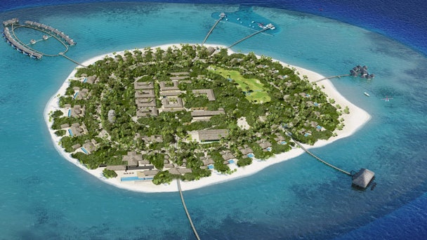Велла Приват Исланд на Мальдивах фото с курорта Velaa Private Island