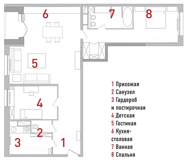 Квартира для молодоженов интерьеры от бюро Korneev Design Workshop | Admagazine