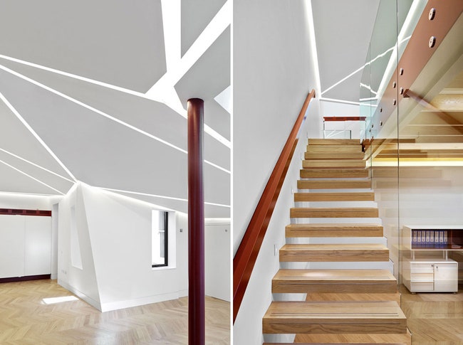 Офис с граненой крышей работа архитекторов бюро Emrys Architects в Лондоне | Admagazine