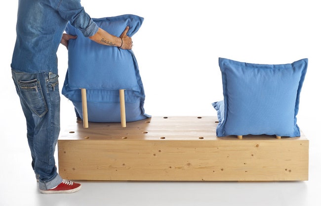 Модульный диван для сада от дизайнера Марко Грегори | Admagazine