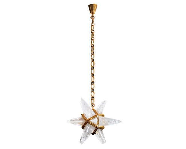 Светильник Étoile бронза хрусталь дизайнер ЖанЛуи Денио Pouenat €15 000.