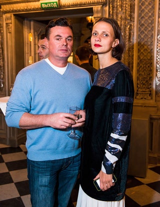 Архитектор Нина Целева с мужем.