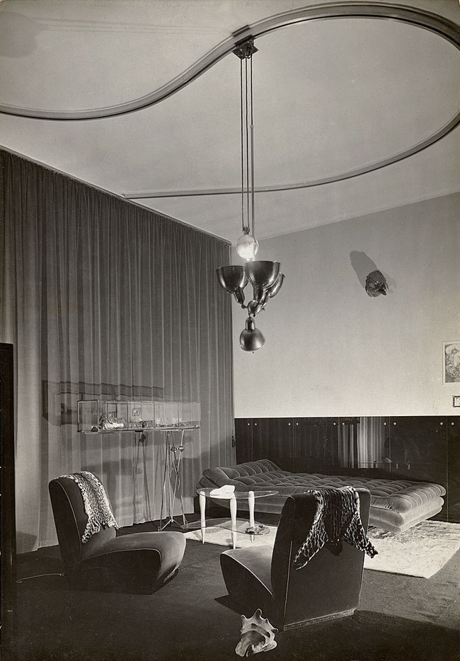 Интерьер Casa Miller в Турине 1938.