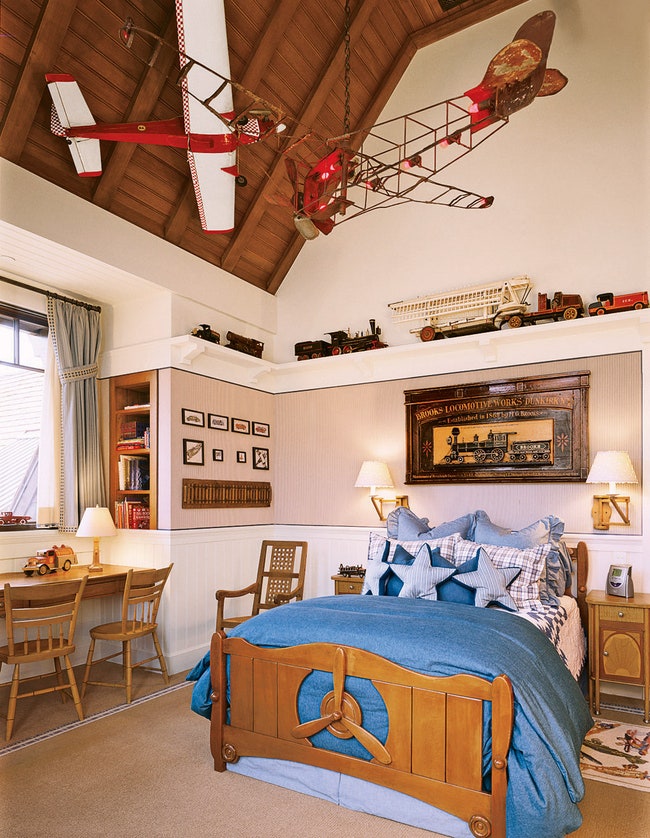 Детская комната в доме в Колорадо дизайнер Артур Чабон.