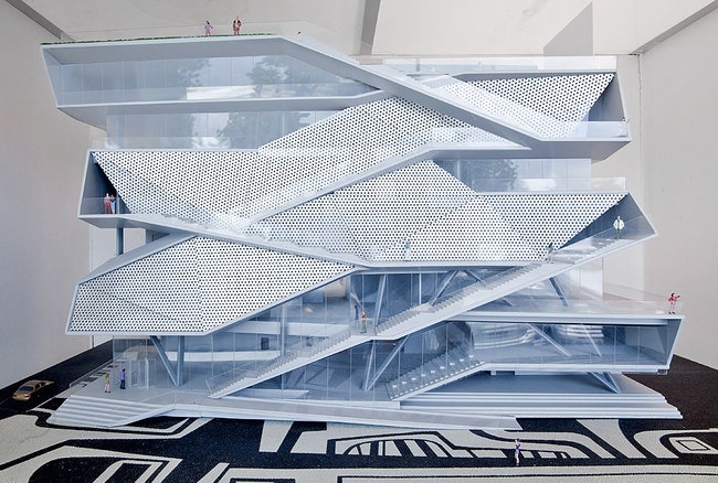 Модель будущего Музея изображения и звука проект Diller Scofidio  Renfro.