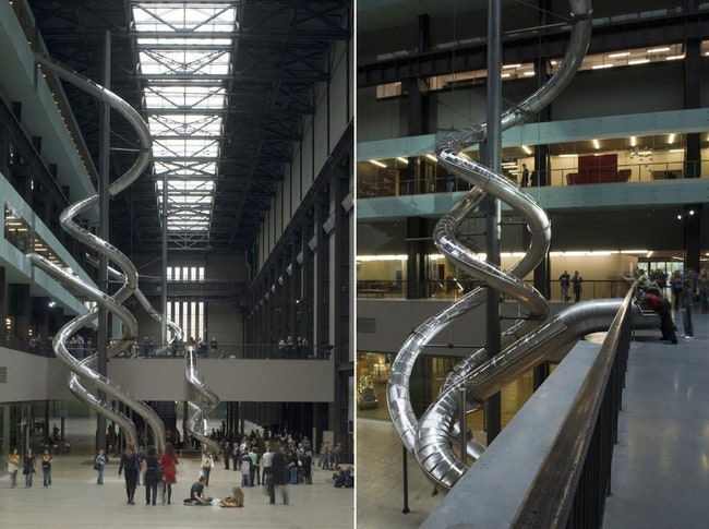 Инсталляция quotTest Sitequot для Турбинного зала Tate Modern в Лондоне Карстен Холлер