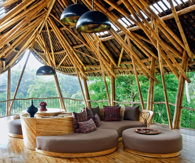 Экологичное строительство: дома из бамбука