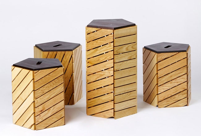 Коллекция мебели из пяти видов древесины