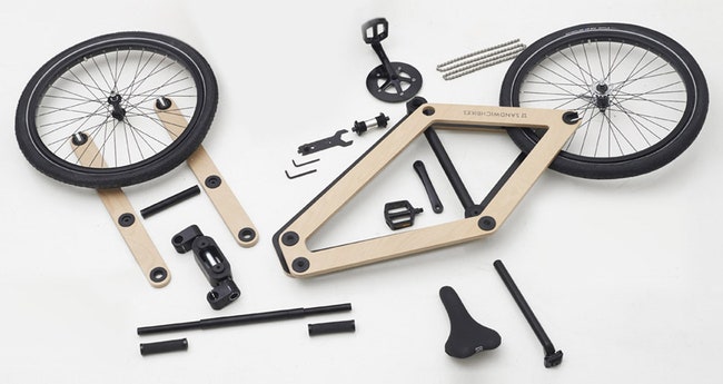 Велосипед из фанеры пластика стали дизайнерские модели способные удивить