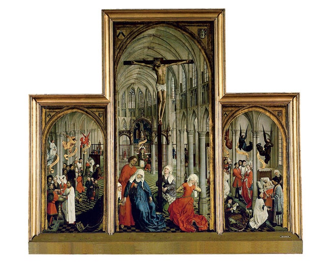 Рогир Ван дер Вейден. “Триптих семи таинств” 14451450.