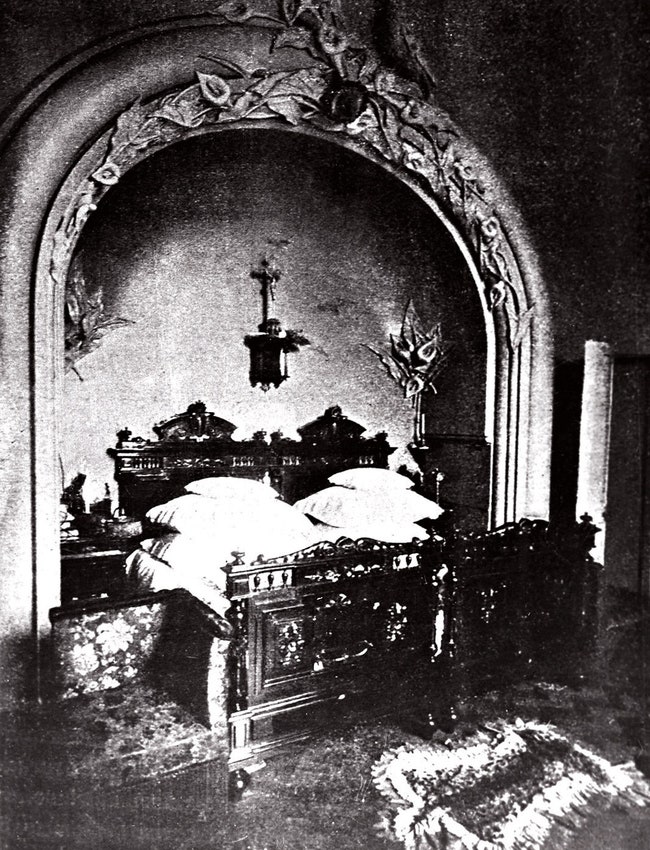 Спальня Владислава Городецкого 1904 год.