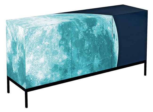 Космос планеты ракеты в дизайне мебели ковров и светильников | ADMagazine