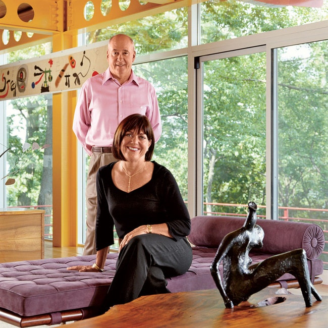 Архитектор Дэвид Хови с женой Эйлин.