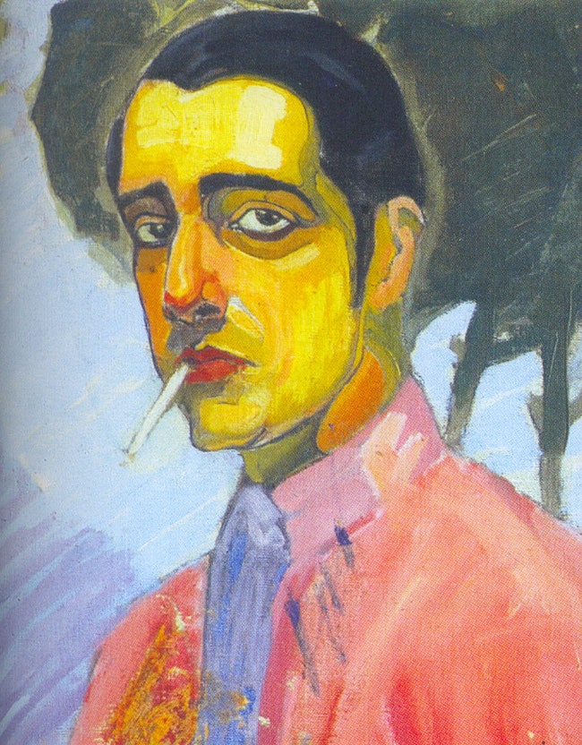 Автопортрет отца Сержиу Родригеса художника Роберту Родригеса.