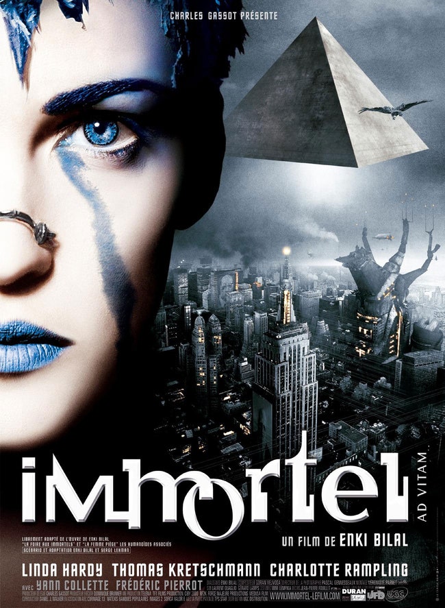 В 2004 году Энки Билал снял по своим комиксам с той же героиней синеволосой инопланетянкой Джилл фильм “Бессмертные...