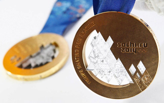 Олимпийские медали Сочи2014