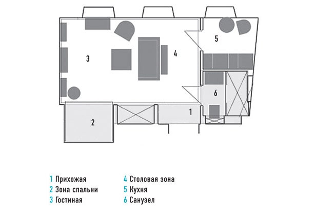 Квартира в Москве 42 м²