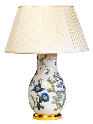 Настольная лампа Decalcomania керамика текстиль Vaughan.