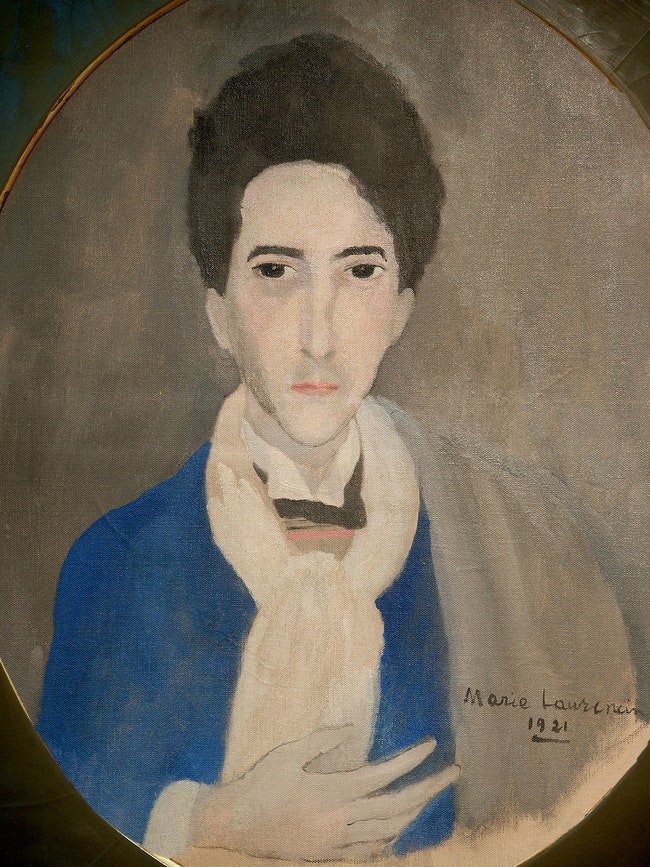 Портрет Жана Кокто написанный Мари Лорансен в 1921 году.
