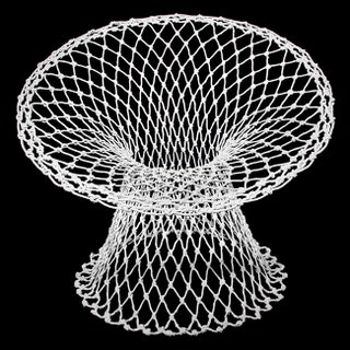 Кресло Fishnet дизайнер Марсель Вандерс эпоксидная смола карбон арамид Marcel Wanders Personal Editions.