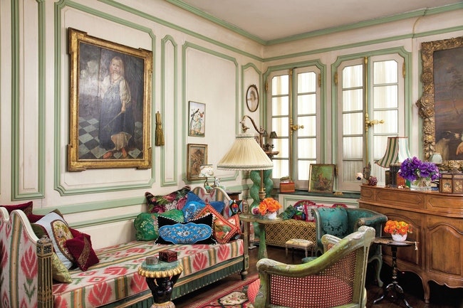 Апфель Айрис показала свой дом на Манхэттене фото интерьеров