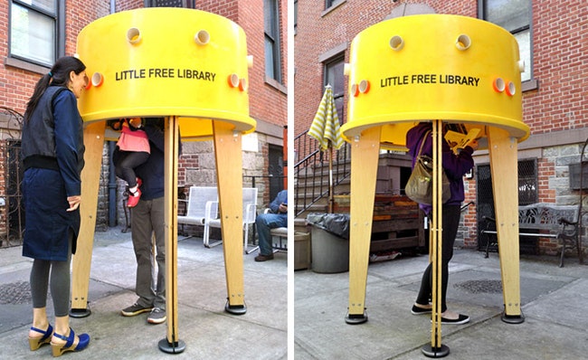 Уличная библиотека в НьюЙорке социальный эксперимент мэрии