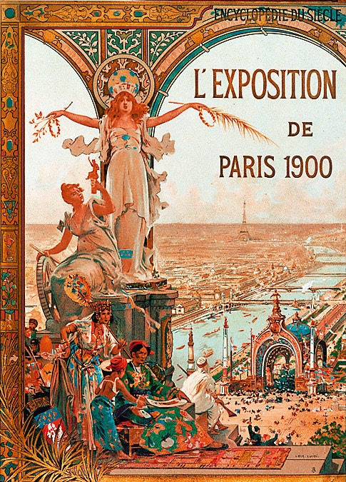 Постер Всемирной выставки в Париже 1900 года