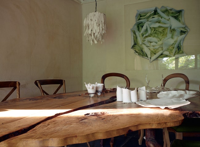 Дом художницы Рос ван де Велде в Бельгии фото интерьеров и посуды из фарфора | Admagazine