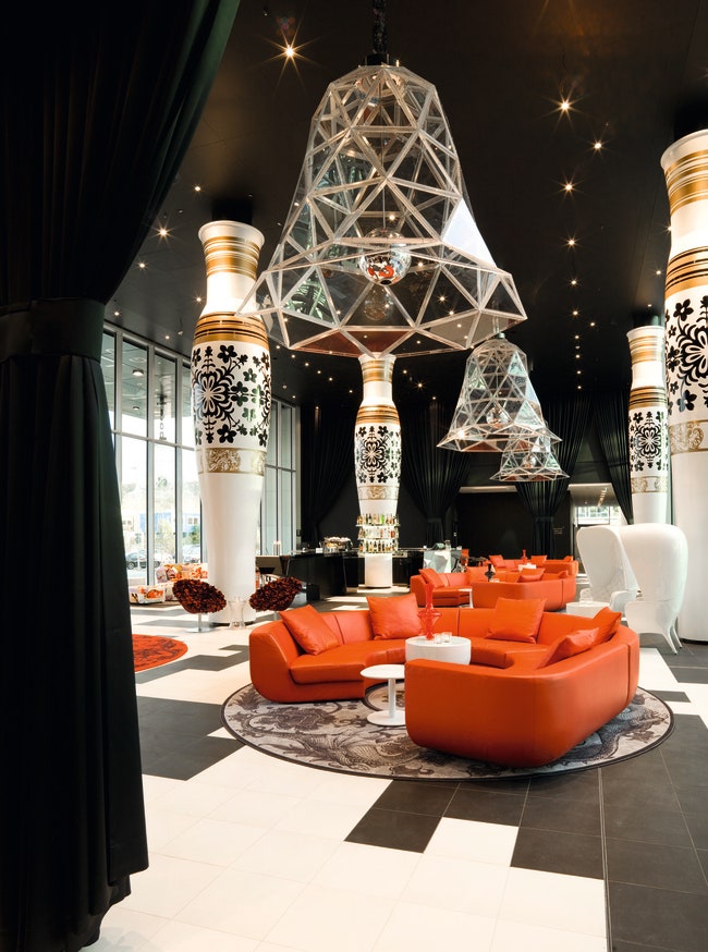 Отели мира лучшие дизайнерские интерьеры в The Exchange в Амстердаме 25 Hours во Франкфурте