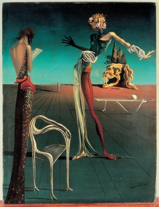 “Женщина с головой из роз” 1935.