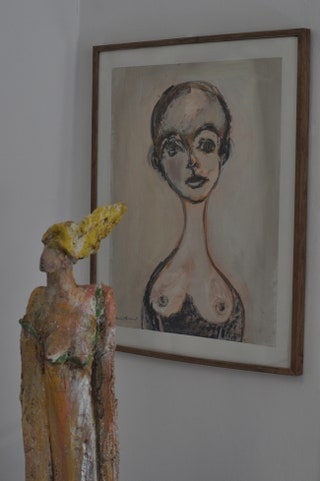 гостиная картина художницы Мэ Буассель гениальная тетка у меня есть ее две маленьких работы….