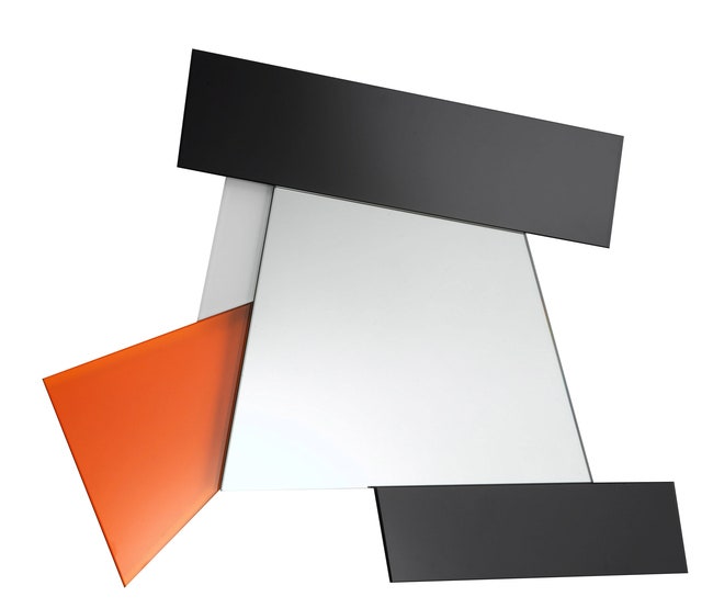 Геометрический дизайн мебели и аксессуаров  разноцветные треугольники ромбы квадраты | ADMagazine