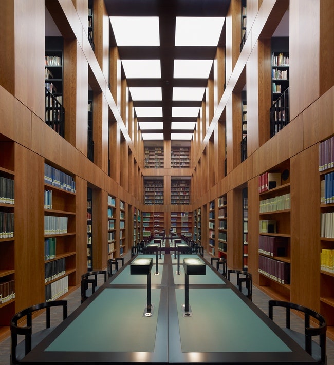 Музыкальная библиотека Фолькванг архитектор Макс Дудлер